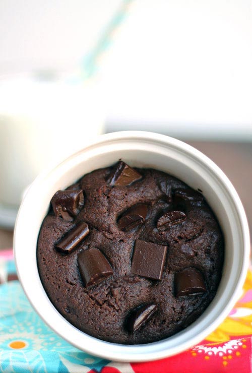 brownie in a cup