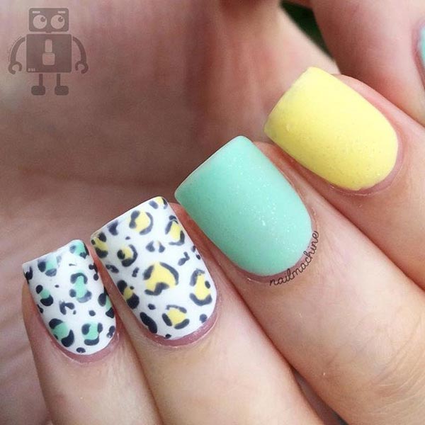 Cool Leopard Nail Art