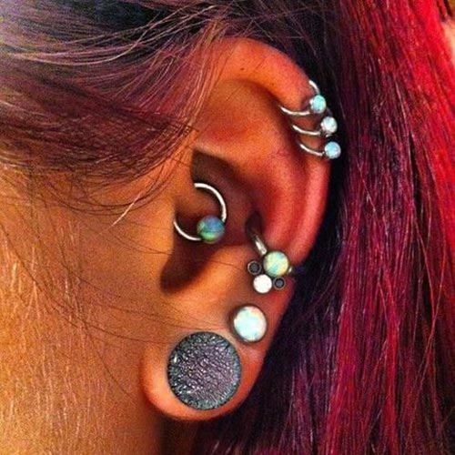 cool multiple ear piercing ideas