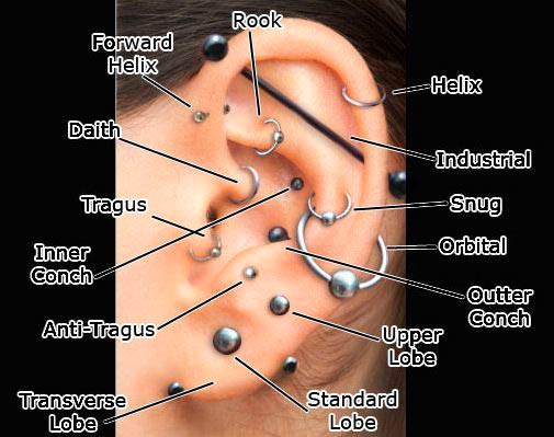 ideas for ear piercing