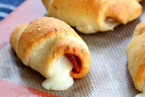 pepperoni and cheese crescents