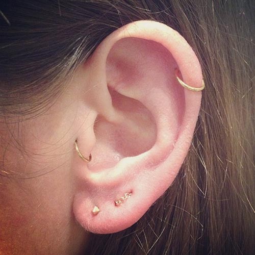 simple yet chic piercing ideas