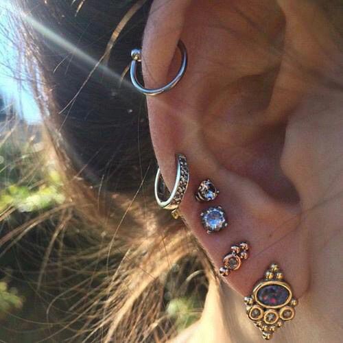 unique ear piercing ideas