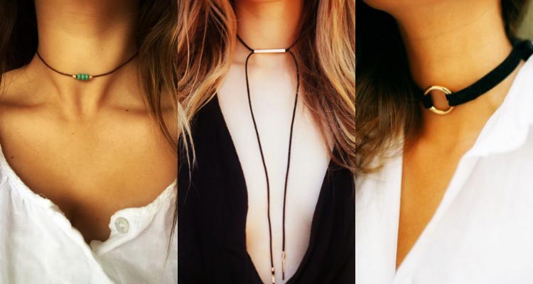 DIY choker neclace tutorial