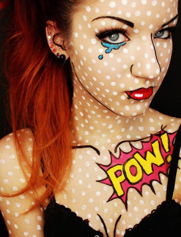 cartoon halloween makeup