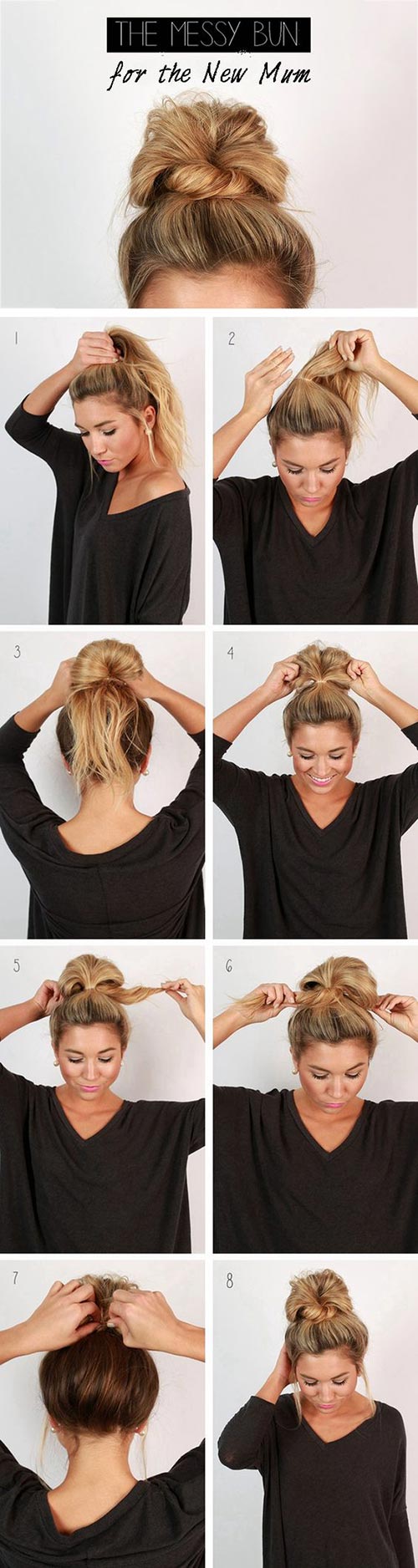 Top 10 Messy Updo Tutorials For Different Hair Lengths