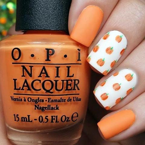 25 Pretty And Unique Thanksgiving Nail Art Designs