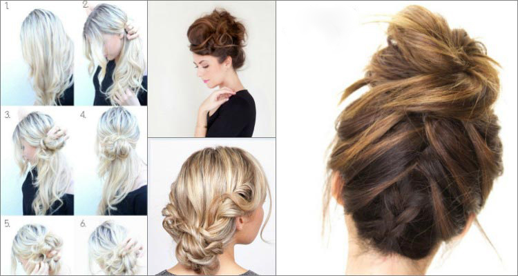 Top 10 Messy Updo Tutorials For Different Hair Lengths