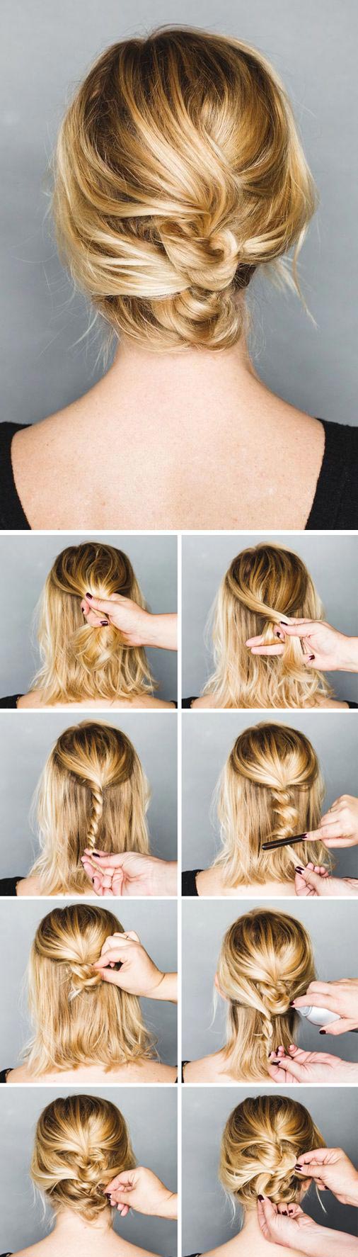 Top 10 Messy  Updo Tutorials For Different Hair  Lengths