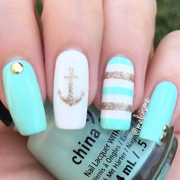 Top 10 Nautical Nail Art That Are Perfect For Summer