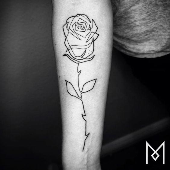 single line tattoos mo ganji 19 