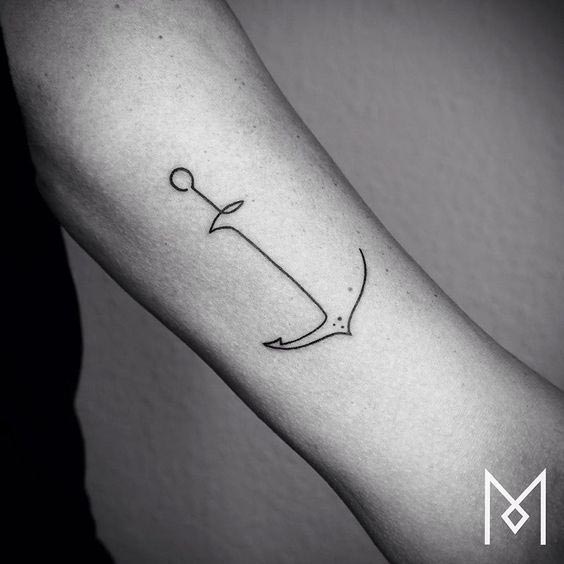 one line tattoo mo ganji 4