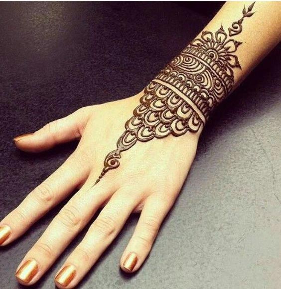  design Henna wrist cuff 7