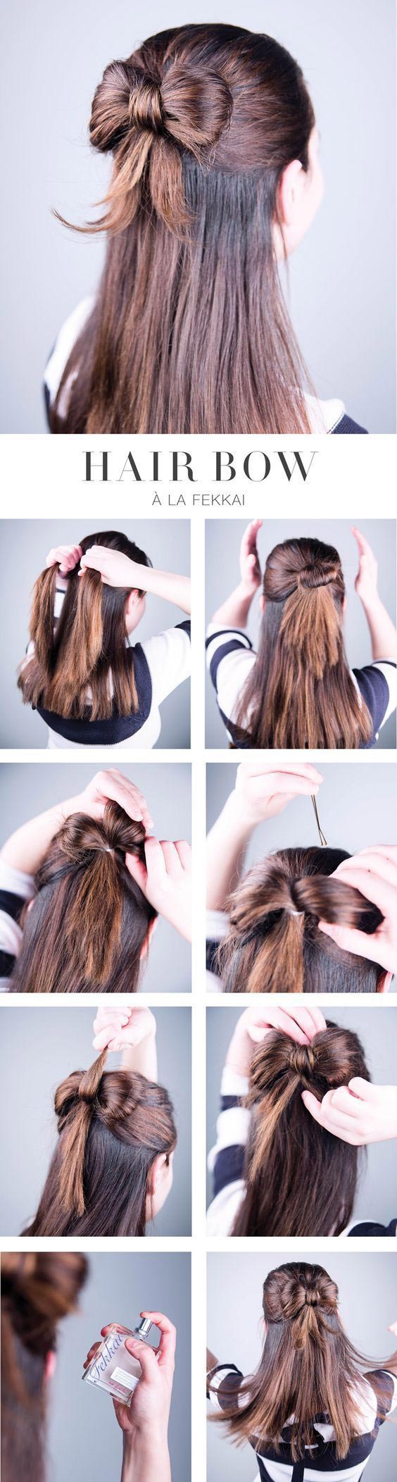 Cute Bow Hairstyle