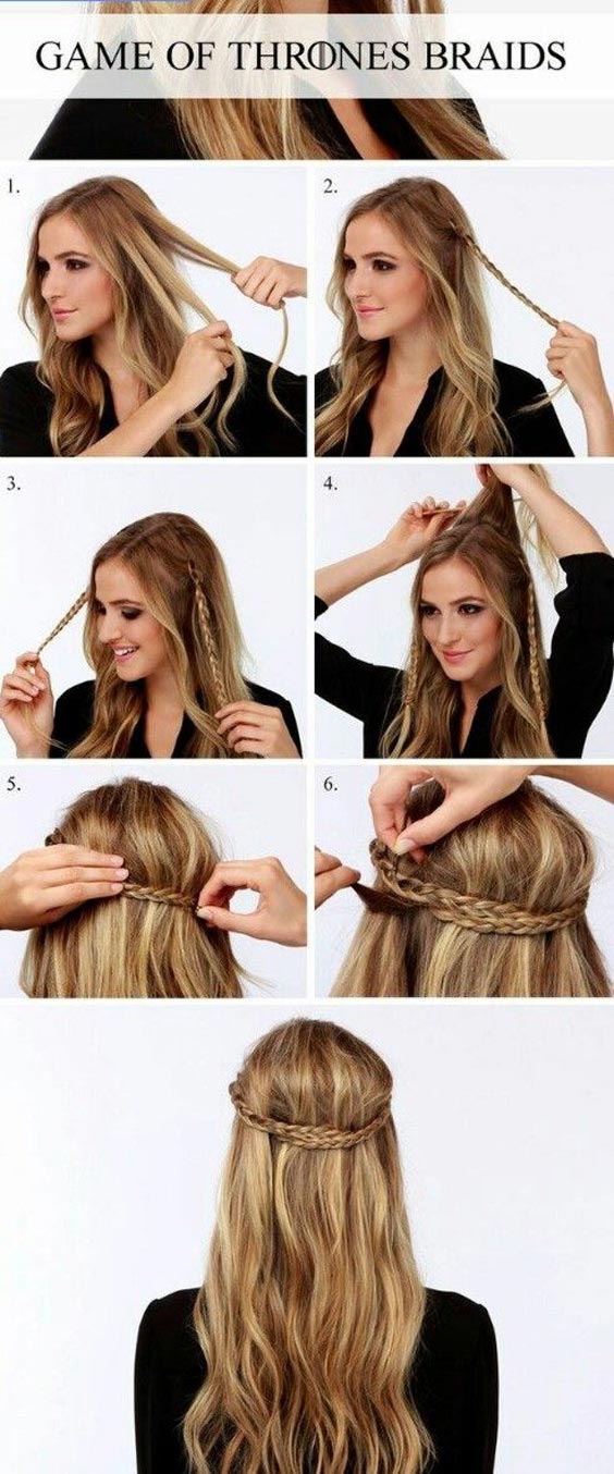 Easy Yet Sassy GOT Braid Hairstyle