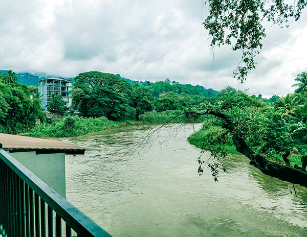 View from Ganga Addara Hotel Sri Lanka