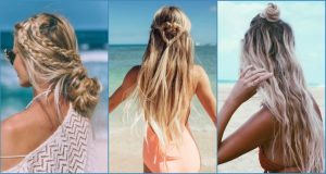 Beach hairstyles
