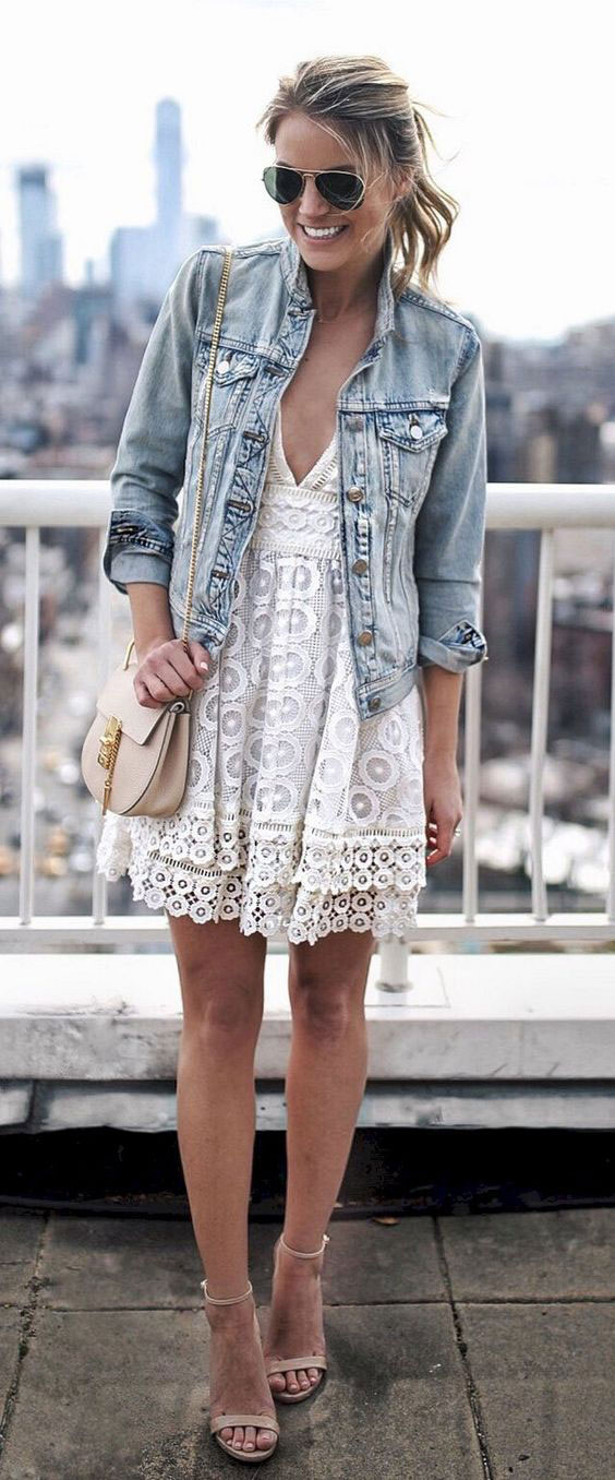 Denim jacket summer trends