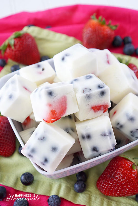 Clover Frozen Yogurt Berry Bites