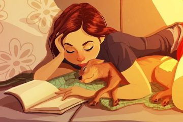 dog lover Yaoyao van ma as illustrations