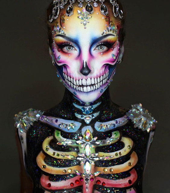 Rainbow Skull