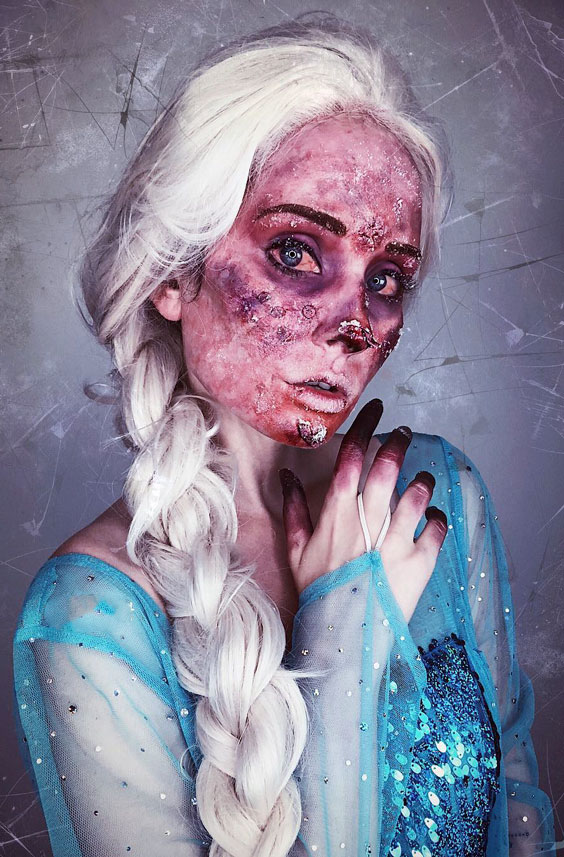 Twisted Elsa halloween costume ideas