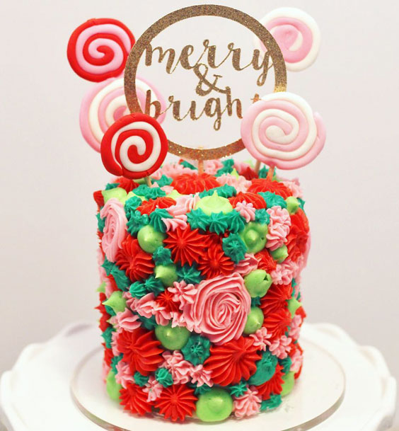 Candies Christmas Cake