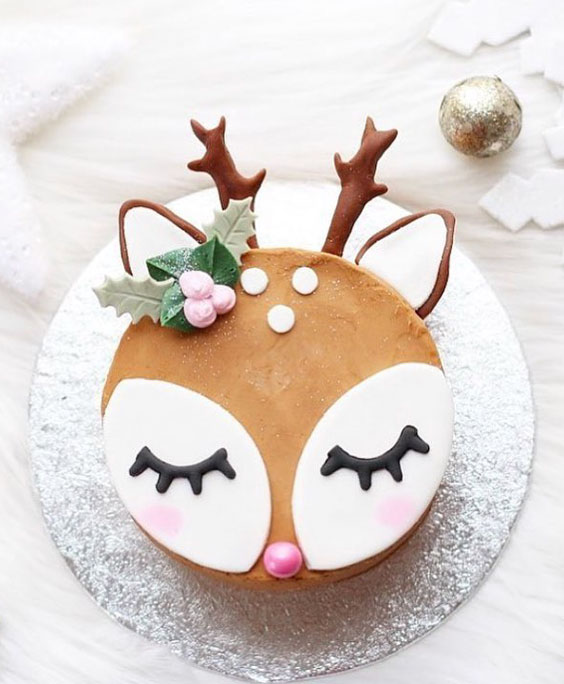 Cute Reindeer Cake