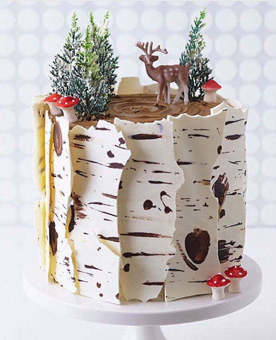 Marvellous Winter Theme Christmas Cake