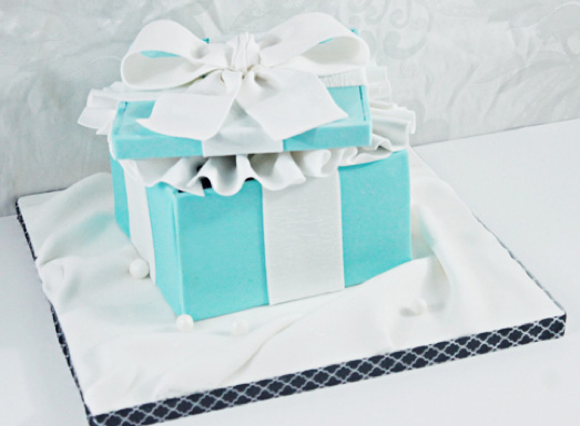 Tiffany Box Cake