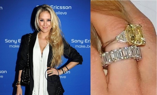 Anna Kournikova rings