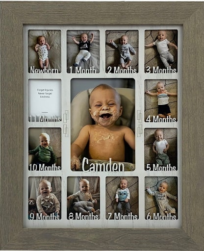 1 to 6 month memories of baby