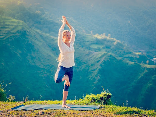 The yoga have a pose impact to over skin