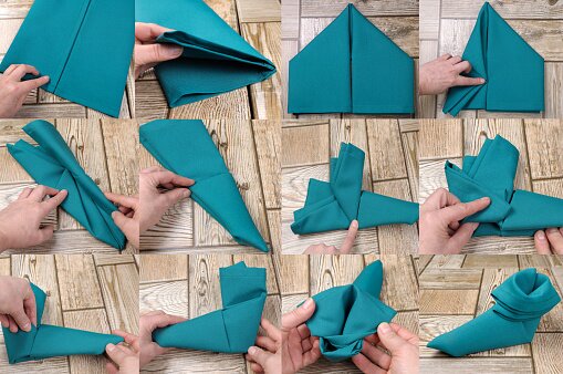 25 Basic Napkin Folding Ideas - Folding Paper and Cloth Napkins