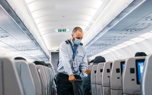 aerosol on a plane