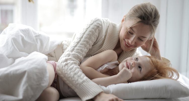 Embracing the bond between mother and child, celebrating Mother's Day.