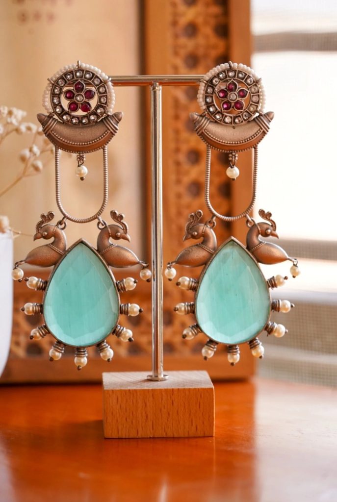 Statement earrings: bold fashion accents.