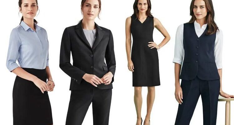 Confident women dressed in professional attire, exuding authority and professionalism.