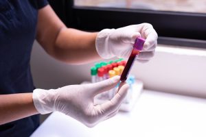 Blood work.