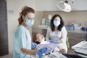 Visit to a dentist.