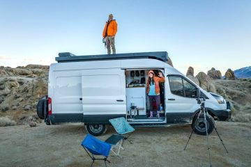 Living in a sprinter van.