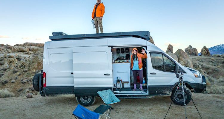 Living in a sprinter van.